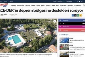 ACE-DER'in Deprem Bölgesine Destekleri Sürüyor